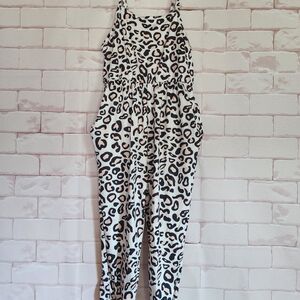 Stylish Leopard Print Kids Jumpsuit